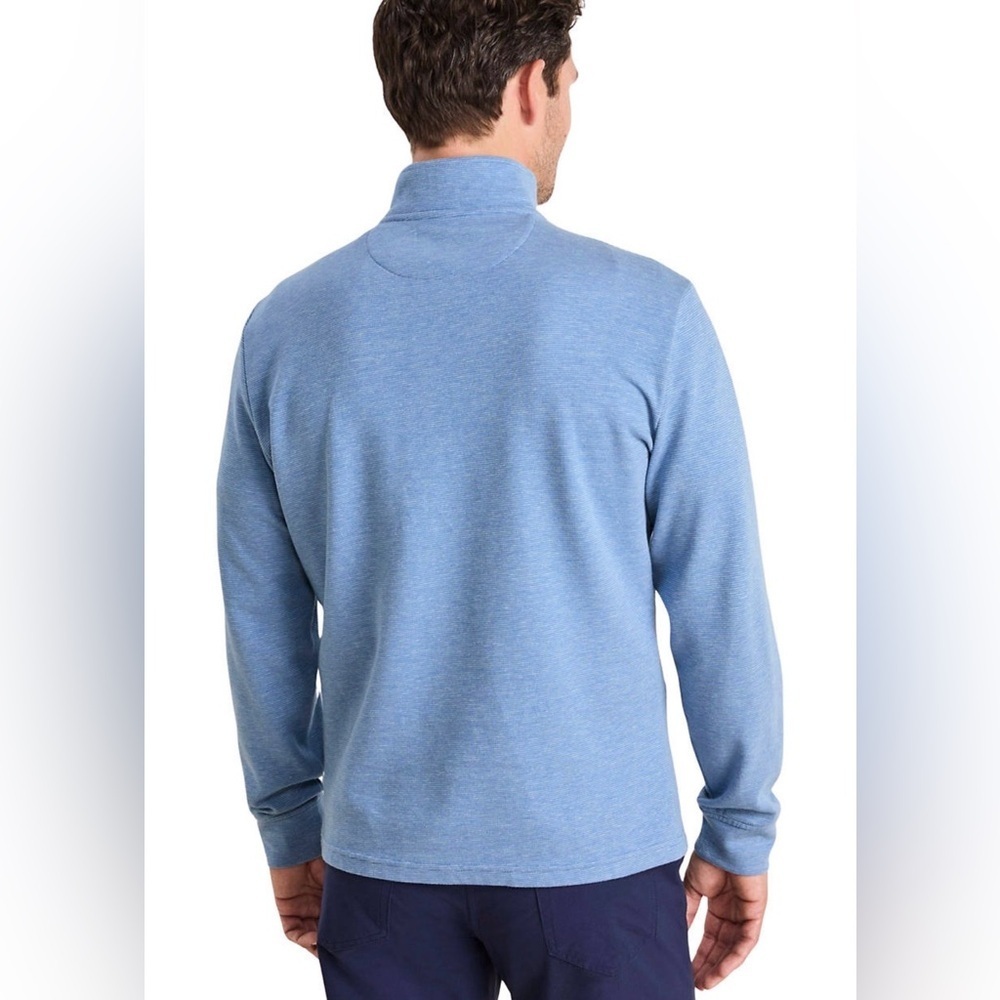Vineyard Vines Classic Royal Blue 3/4 Zip Pullover Size XL - Picture 3 of 7